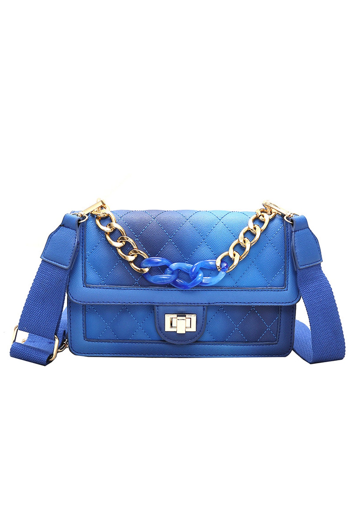 Rhombus Pu Leather Crossbody HB1780