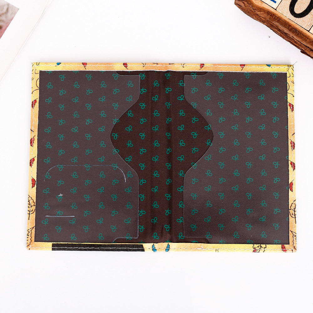 Kitty Pu Leather Card Holder HB1803