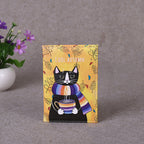 Kitty Pu Leather Card Holder HB1803