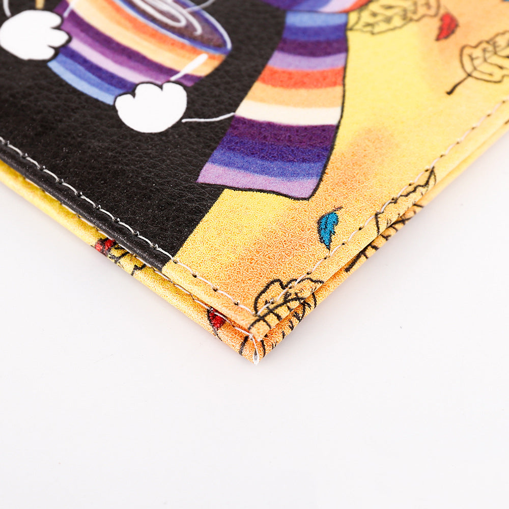 Kitty Pu Leather Card Holder HB1803