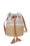 Tassel Straw Bucket Bag HB1813