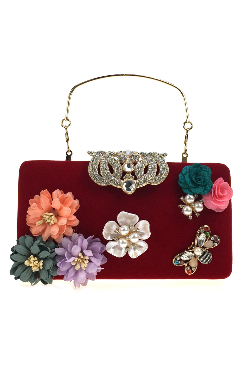 American Flag Rhinestone Evening Bag HB1829