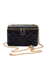 Diamond Pattern Leather Bucket Bag HB1832