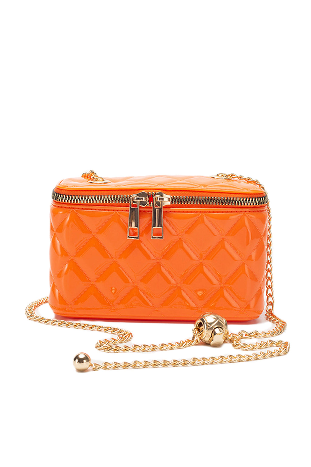 Diamond Pattern Leather Bucket Bag HB1832