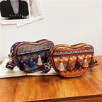 Bohemian Heart Tassel Weave Handbag HB1833