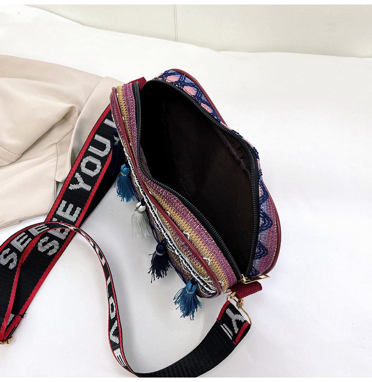 Bohemian Heart Tassel Weave Handbag HB1833