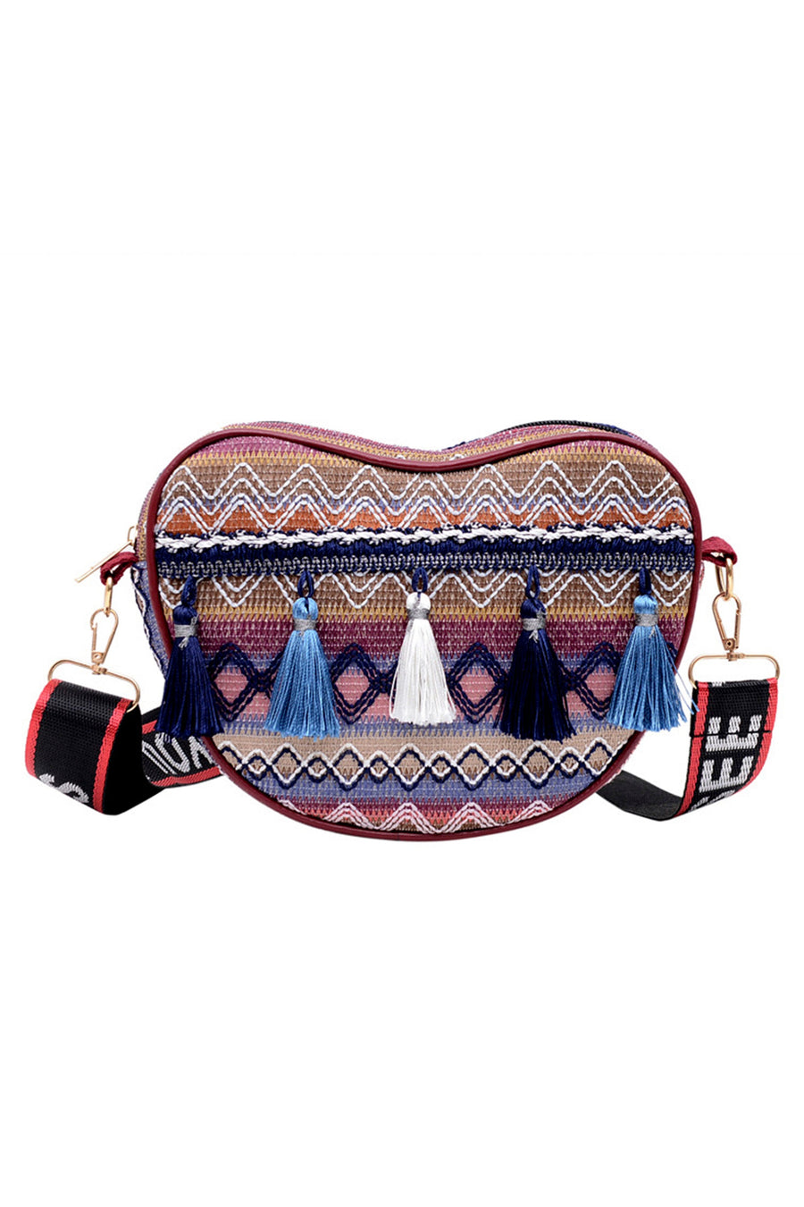 Bohemian Heart Tassel Weave Handbag HB1833