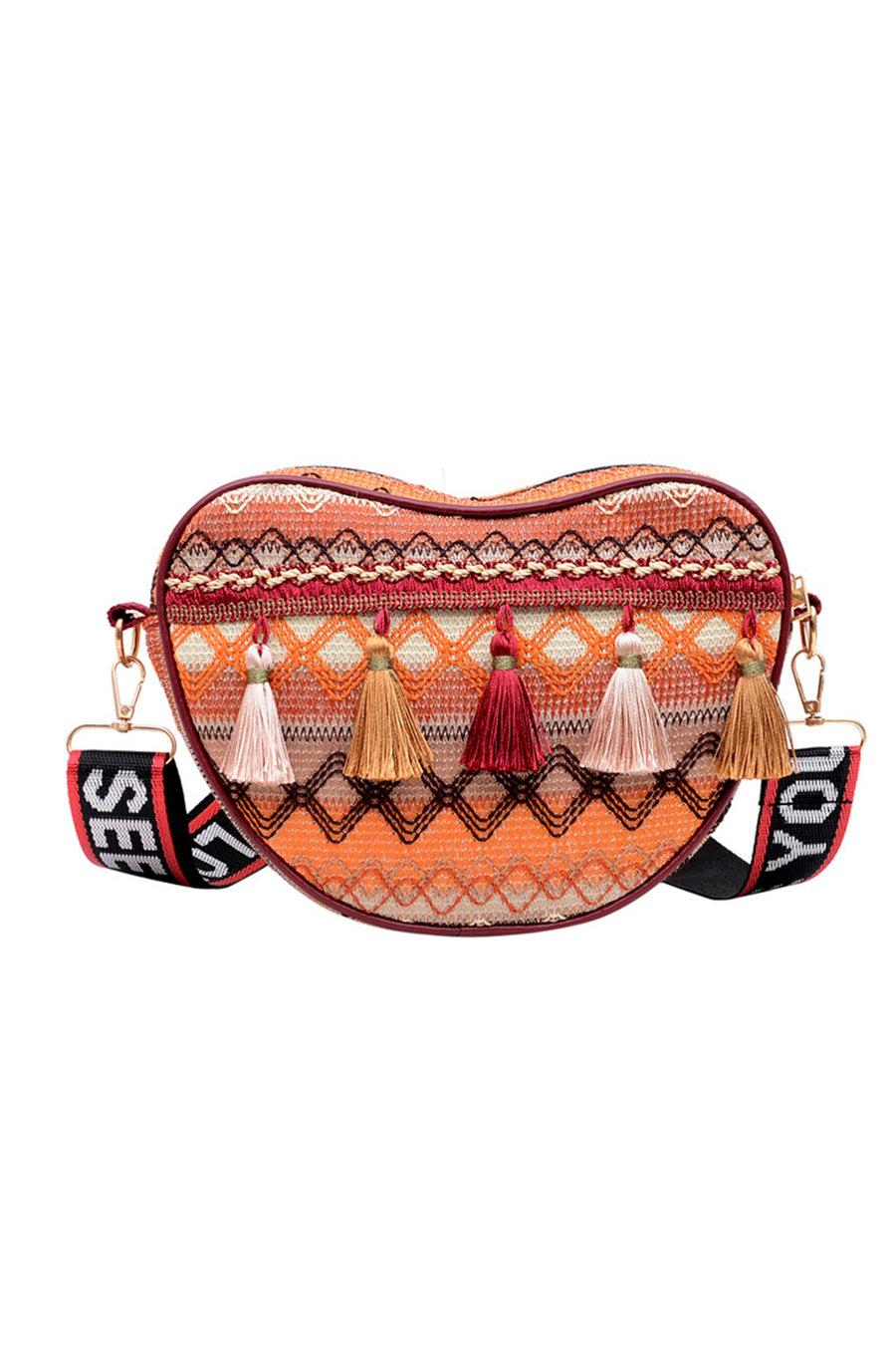 Bohemian Heart Tassel Weave Handbag HB1833