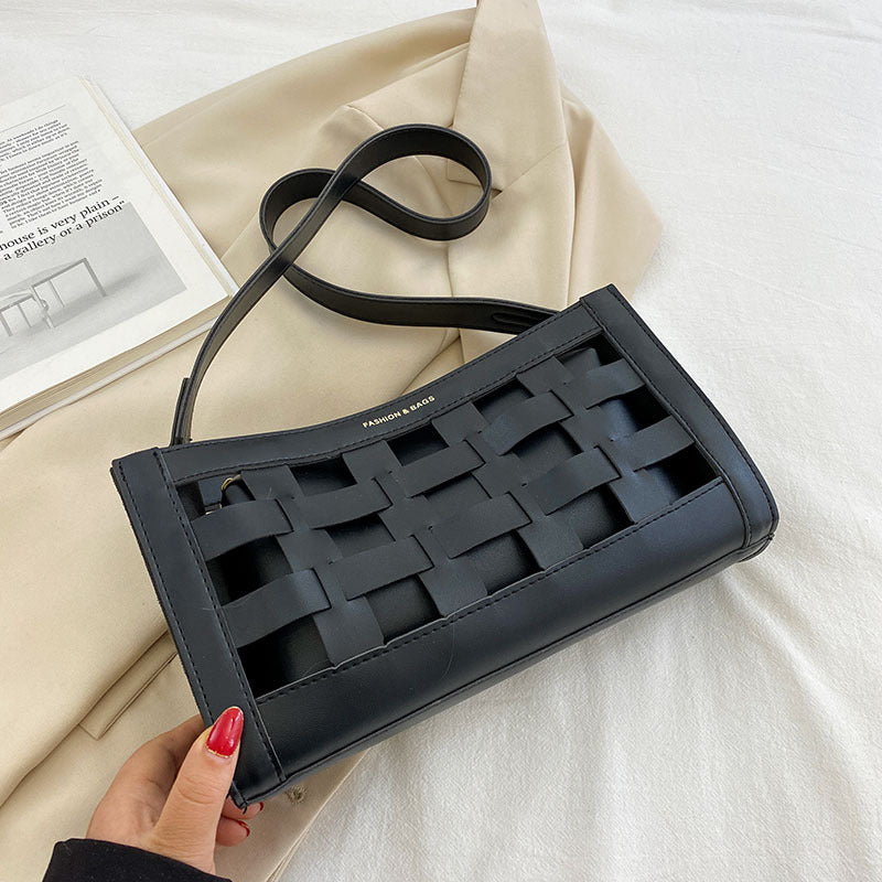 Weave Pu Leather Crossbody HB1837