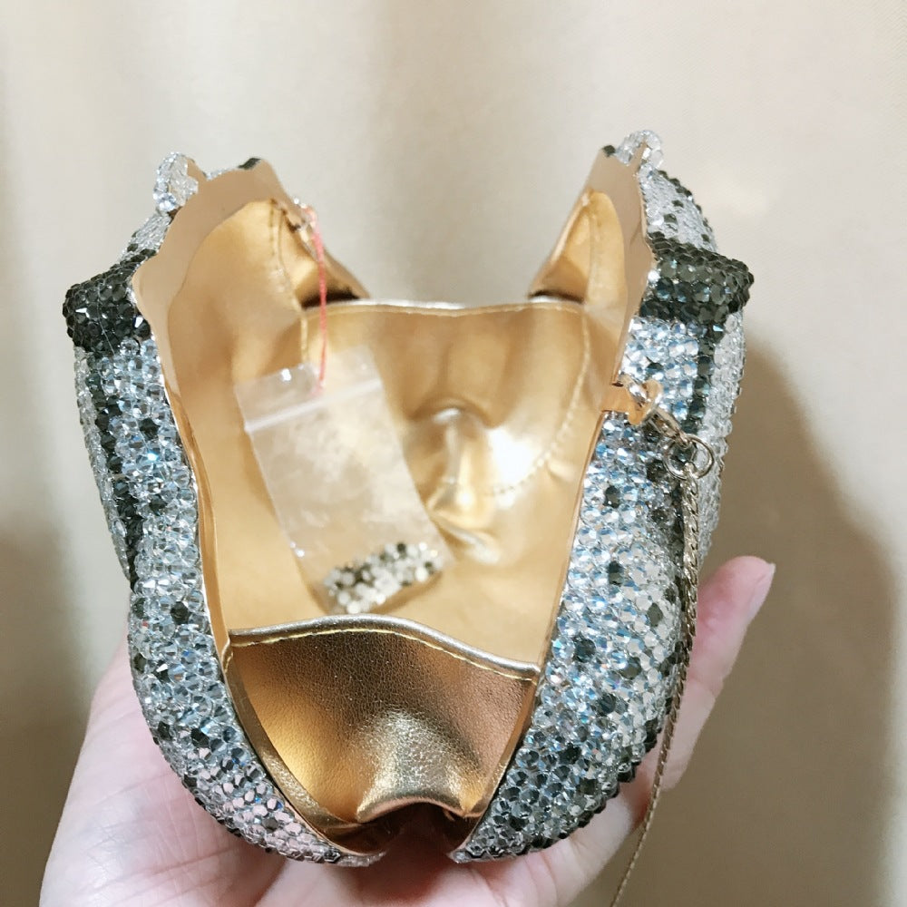 Owl Rhinestone Evening Bag HB1842