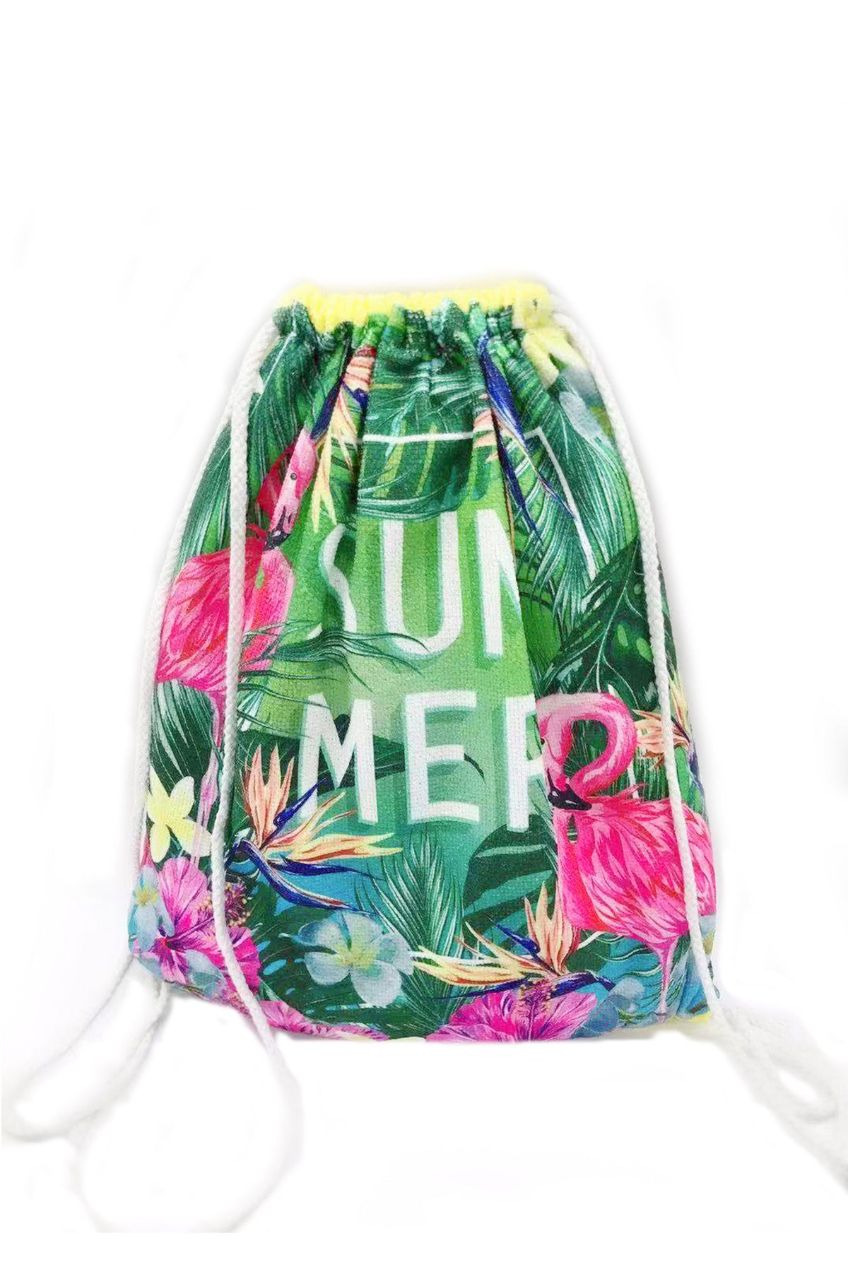 Flamingo Beach Towel Backpack HB1864