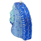 Horse Head Rhinestone Evening Bag HB1874