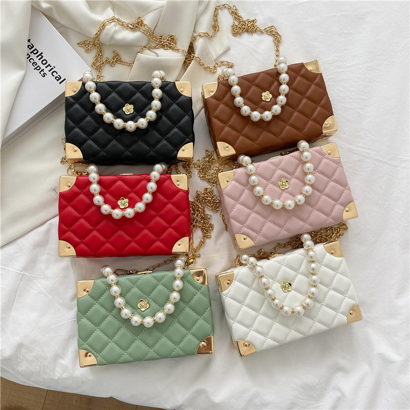 Diamond Box Pu Leather Crossbody HB1900