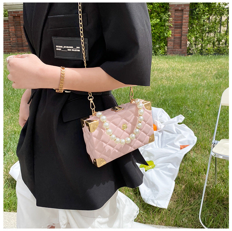 Diamond Box Pu Leather Crossbody HB1900