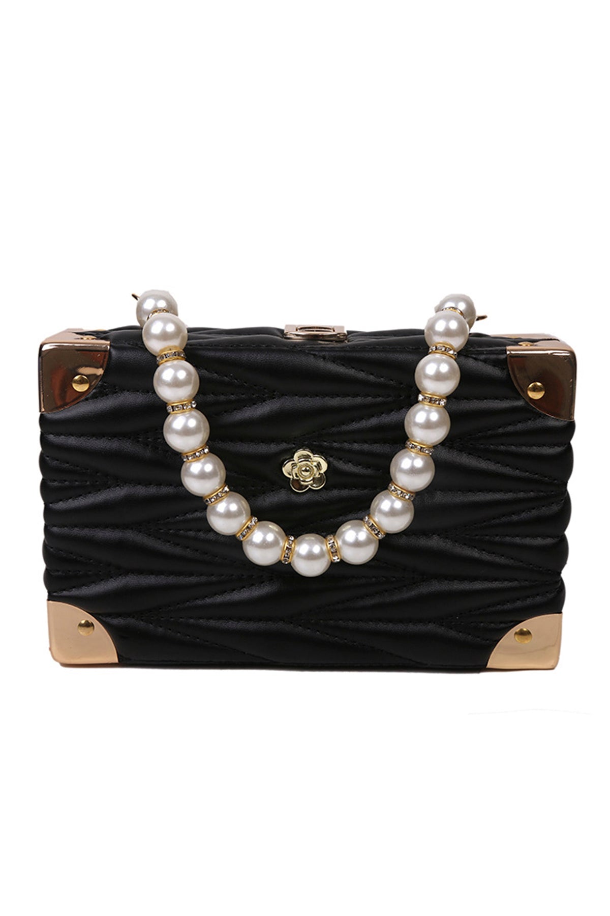 Diamond Box Pu Leather Crossbody HB1900
