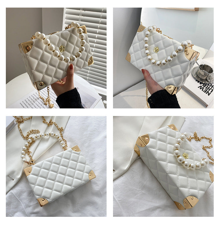 Diamond Box Pu Leather Crossbody HB1900
