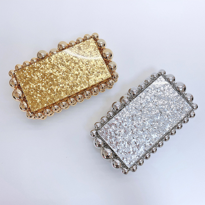 Bead Acrylic Crossbody Handbag HB1902