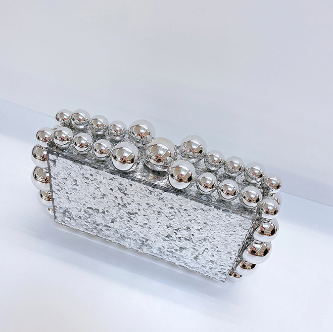 Bead Acrylic Crossbody Handbag HB1902