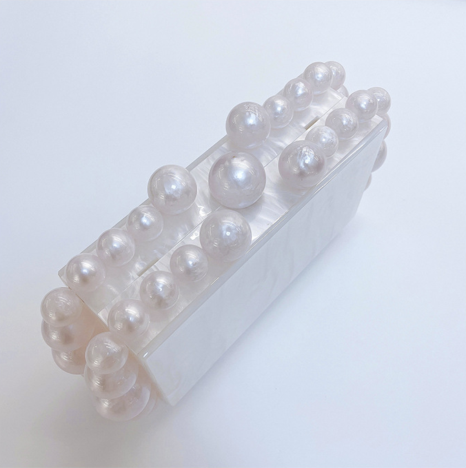 Bead Acrylic Crossbody Handbag HB1902