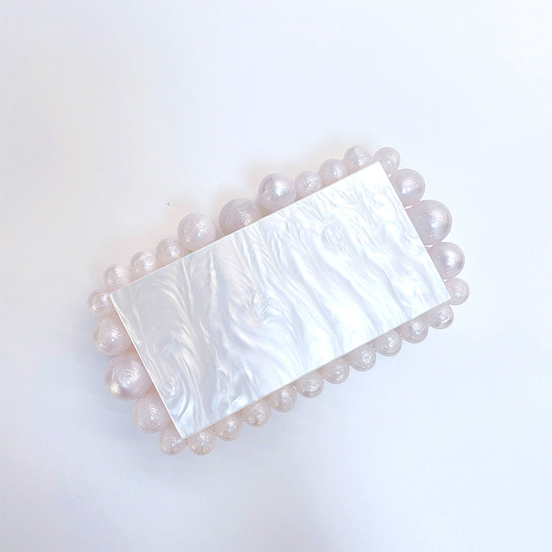 Bead Acrylic Crossbody Handbag HB1902