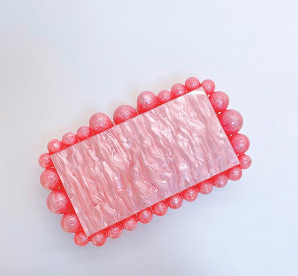 Bead Acrylic Crossbody Handbag HB1902
