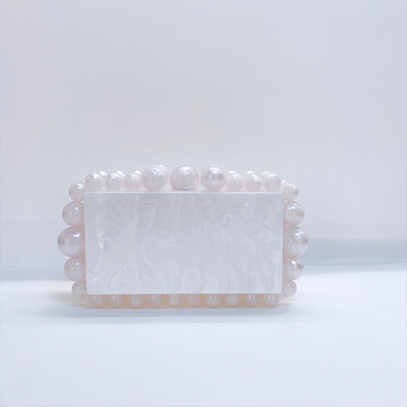 Bead Acrylic Crossbody Handbag HB1902