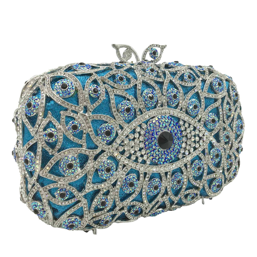 Evil Eye Rhinestone Evening Bag HB1927