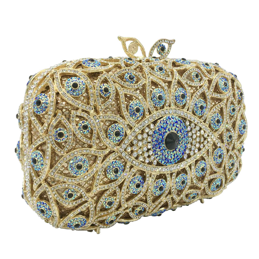 Evil Eye Rhinestone Evening Bag HB1927