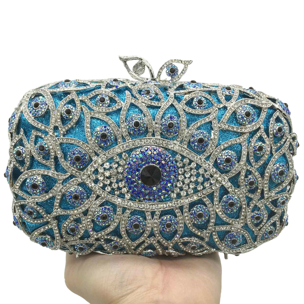 Evil Eye Rhinestone Evening Bag HB1927