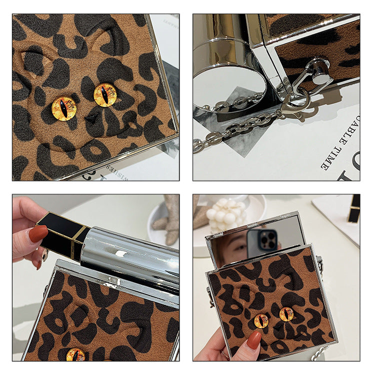 Animal Print Cigarette Case Crossbody HB1937