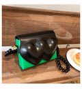 Heart Square Leather Crossbody HB1942