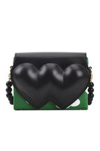 Heart Square Leather Crossbody HB1942