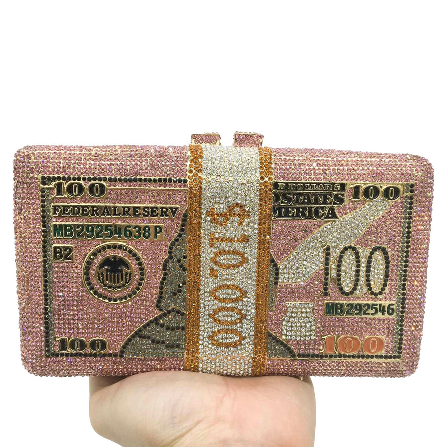 Dollar Rhinestone Evening Bag HB1968