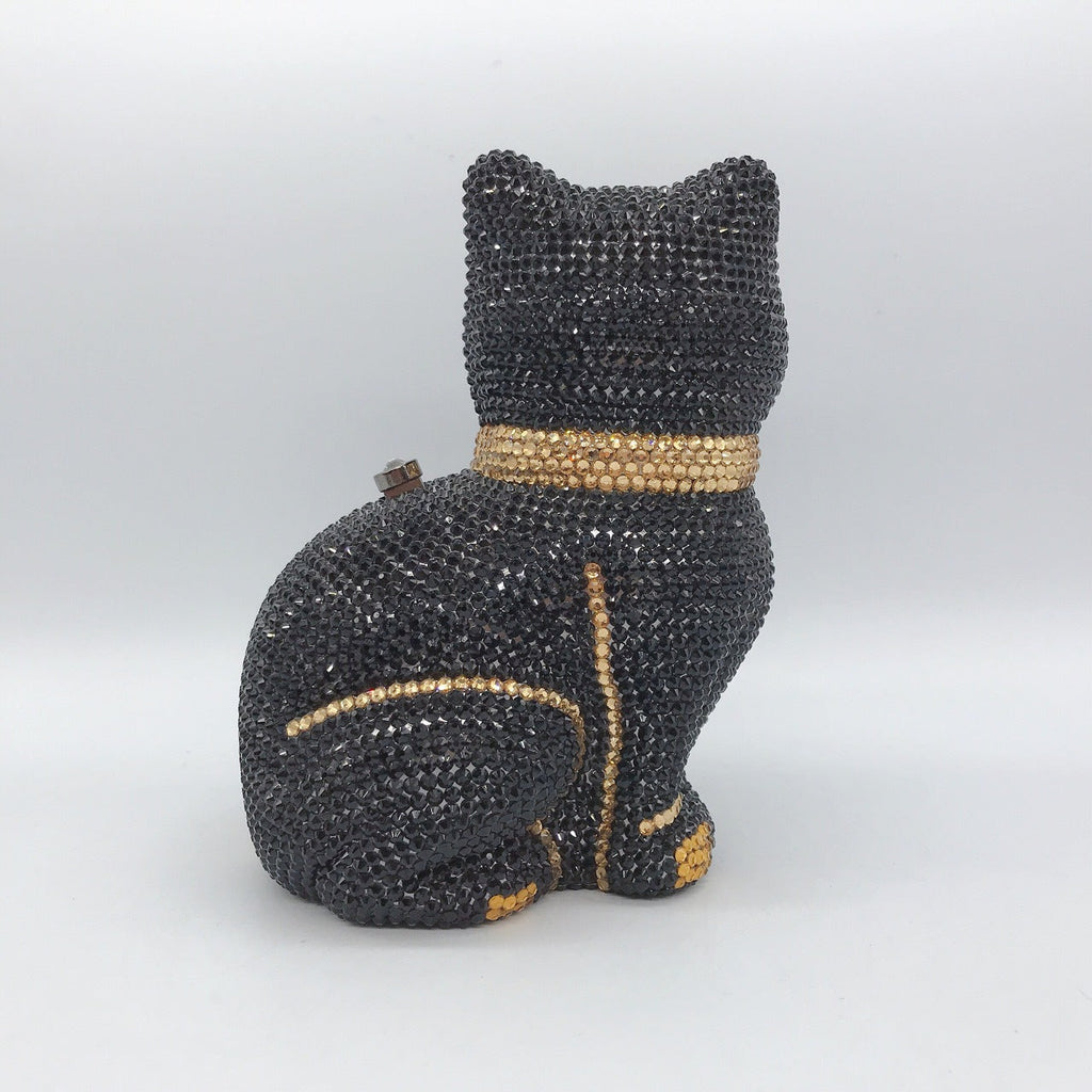Kitty Rhinestone Clutch Bag HB1973