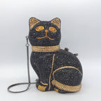 Kitty Rhinestone Clutch Bag HB1973