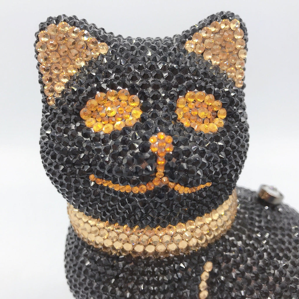 Kitty Rhinestone Clutch Bag HB1973