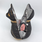 Kitty Rhinestone Clutch Bag HB1973