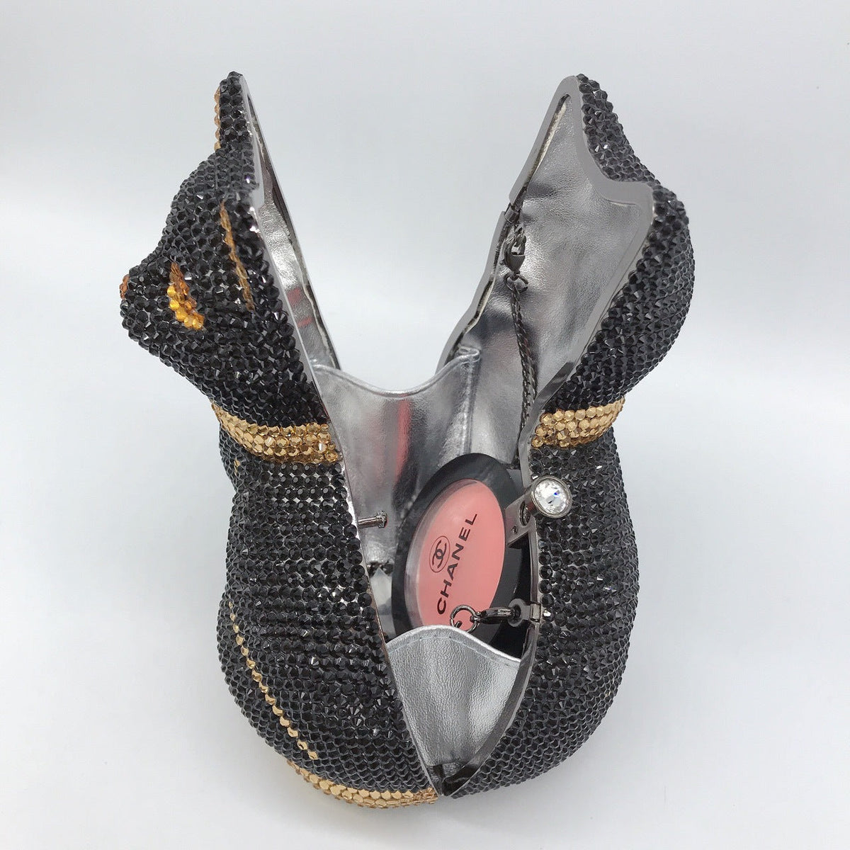 Kitty Rhinestone Clutch Bag HB1973