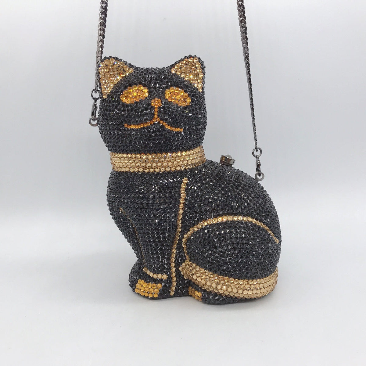 Kitty Rhinestone Clutch Bag HB1973