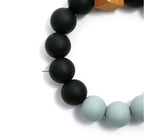 Silicone Bead Bracelet Card Holder HB1974