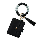 Silicone Bead Bracelet Card Holder HB1974