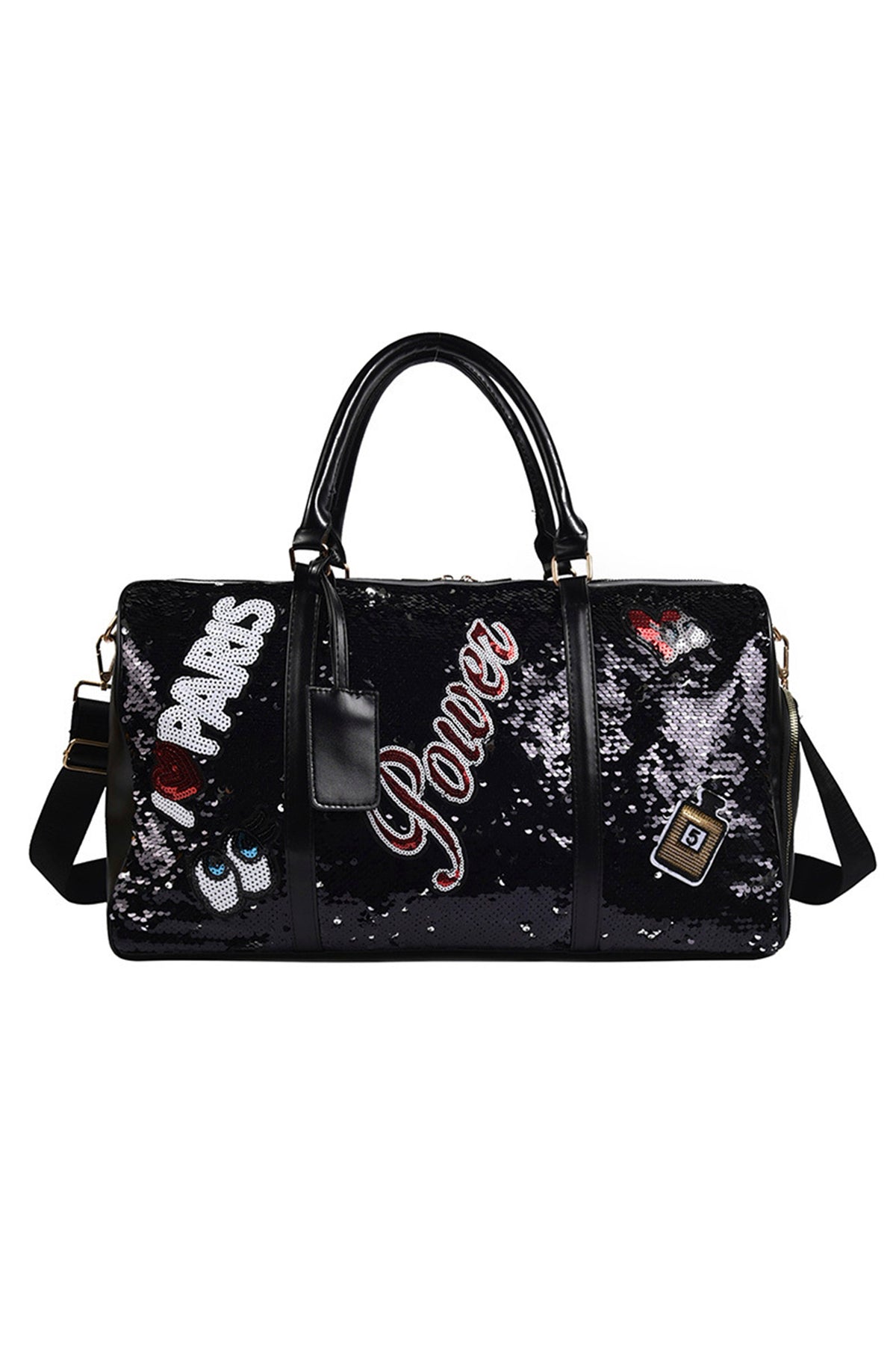Letter Sequin Tote Bag HB1989