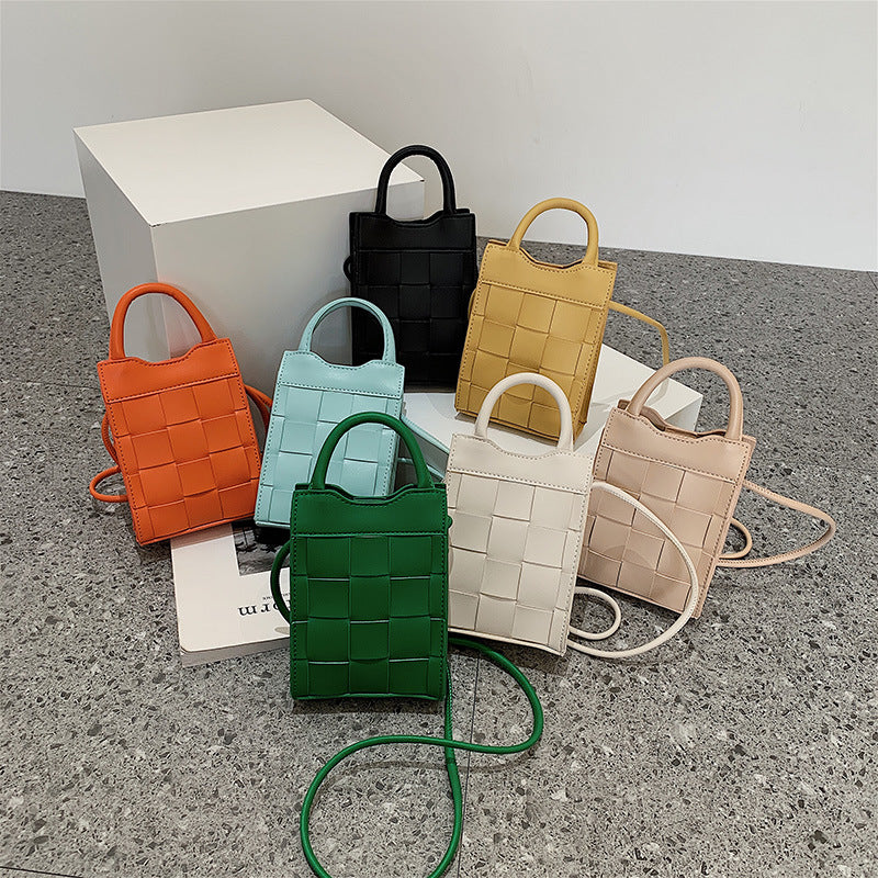 Weave Pu Leather Crossbody HB1993