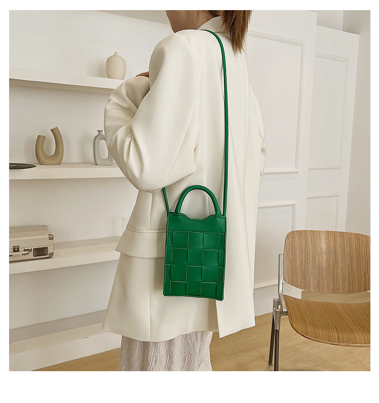Weave Pu Leather Crossbody HB1993