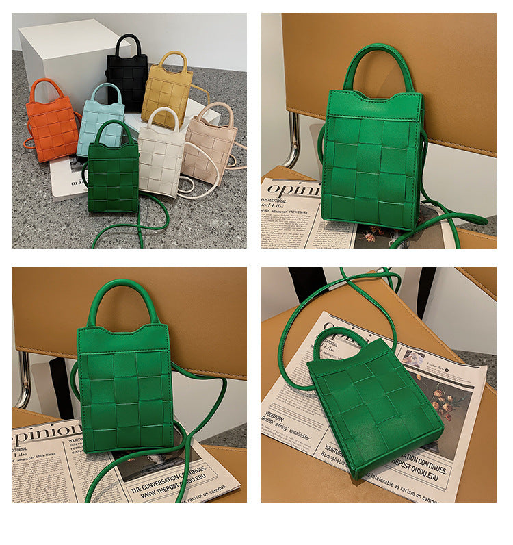 Weave Pu Leather Crossbody HB1993