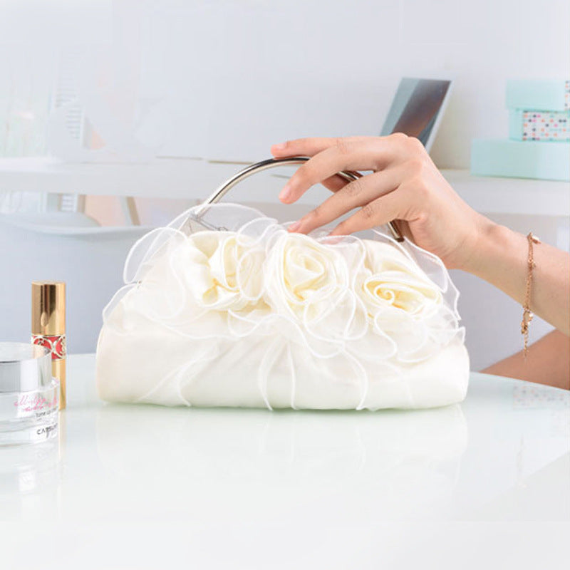 Floral Satin Evening Bag HB1996