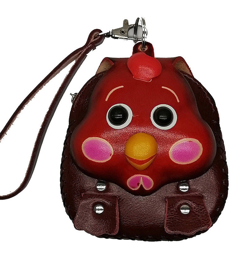 Chick Zodiac signs Cowhide Coin Purse HB2003
