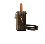 Bear Suqare Printed Crossbody Bag HB2010