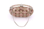 Sequin Lace Oval Evening Bag HB2019