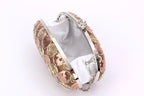 Sequin Lace Oval Evening Bag HB2019